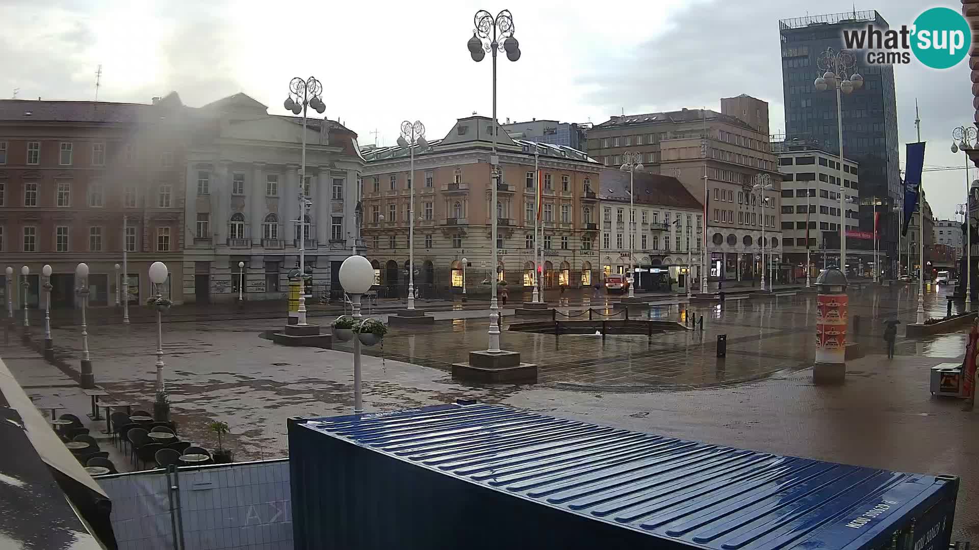 Zagreb Live Webcam Platz Bana Jelačić