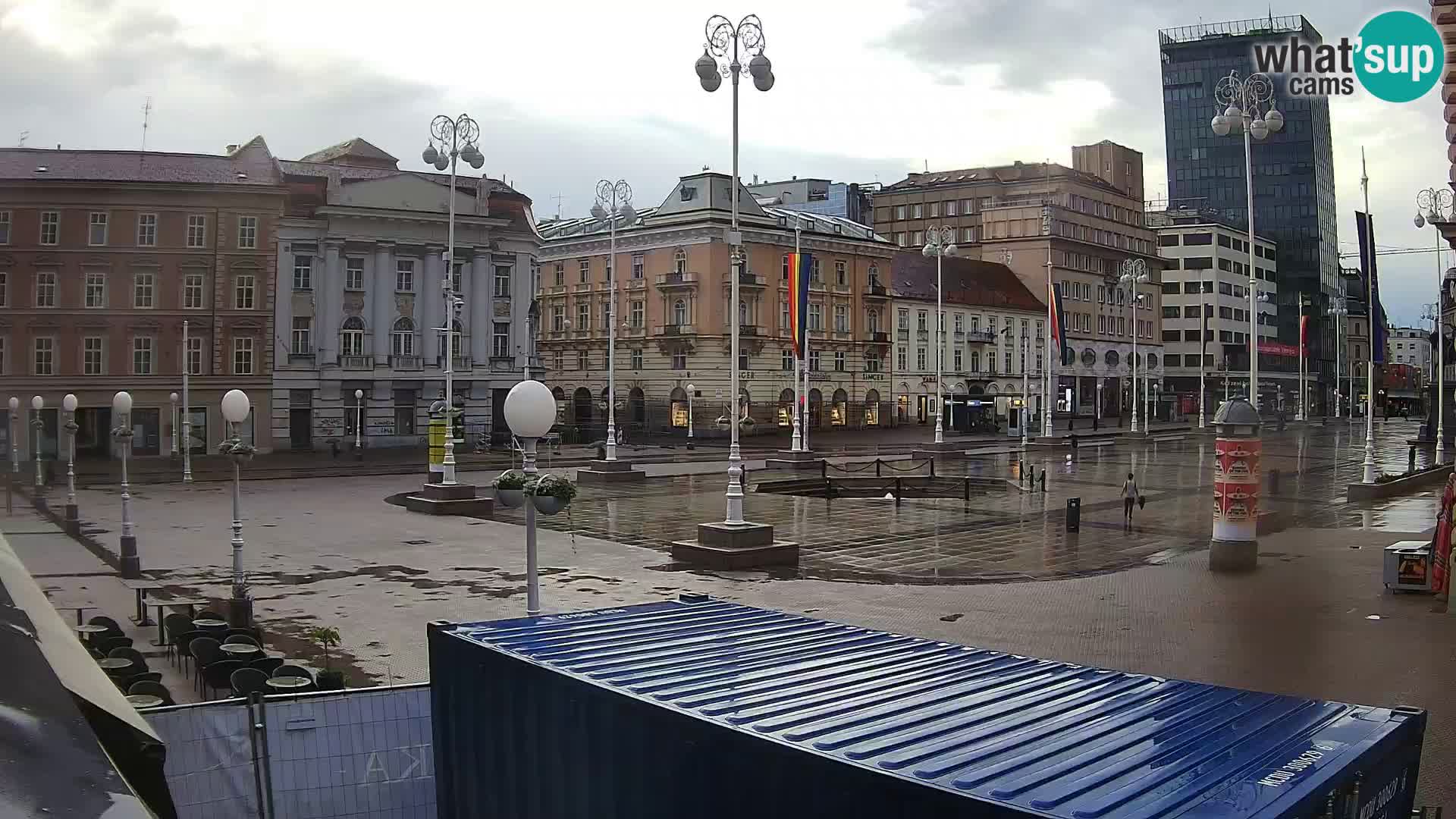Zagreb Live Webcam Platz Bana Jelačić