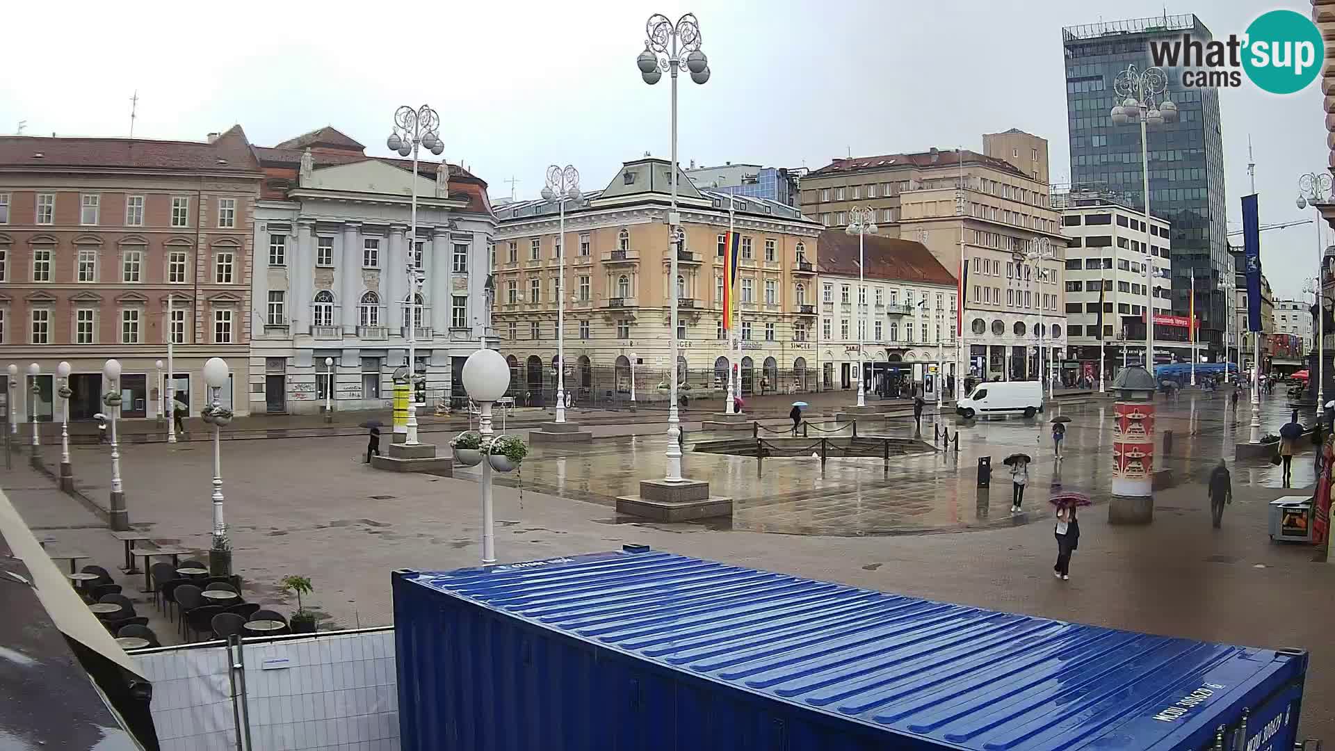 Zagabria Live Webcam piazza Bana Jelačić
