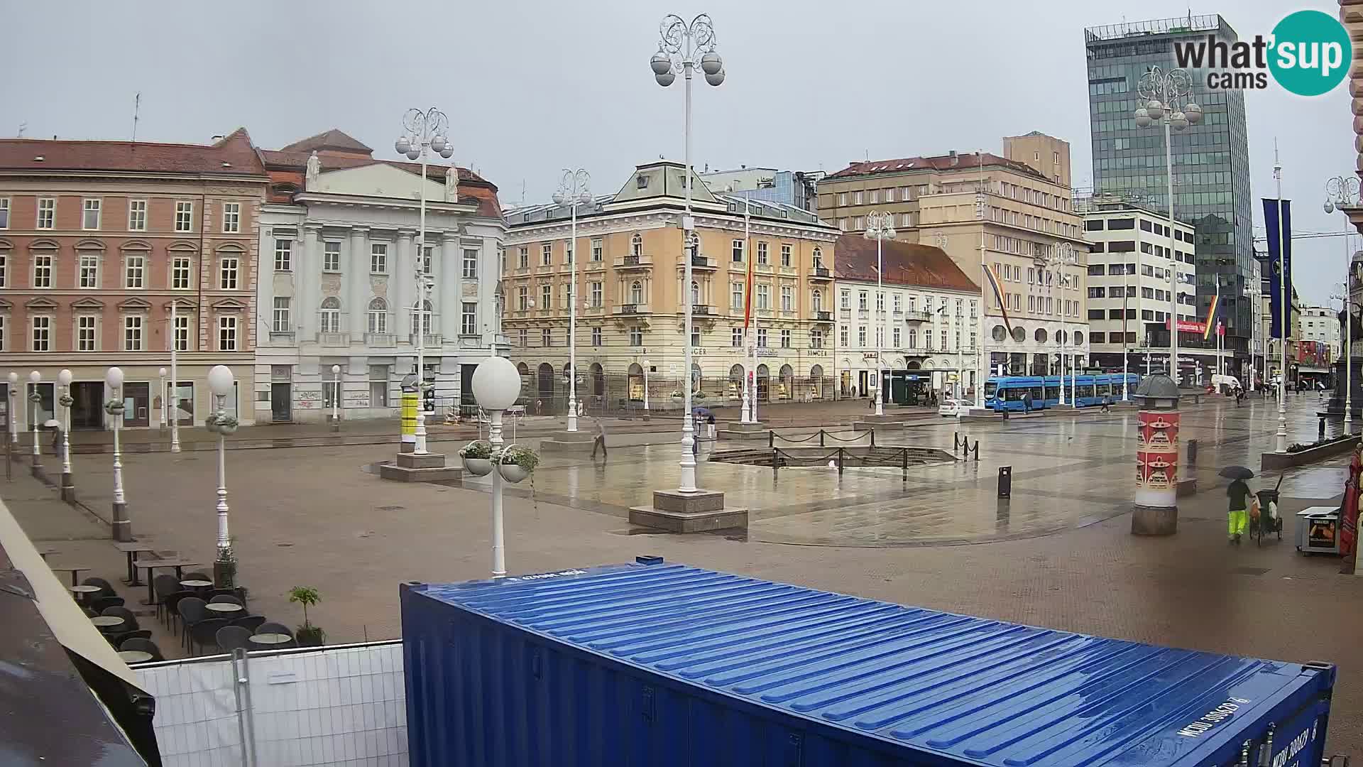 Zagreb camera en vivo plaza Bana Jelačić