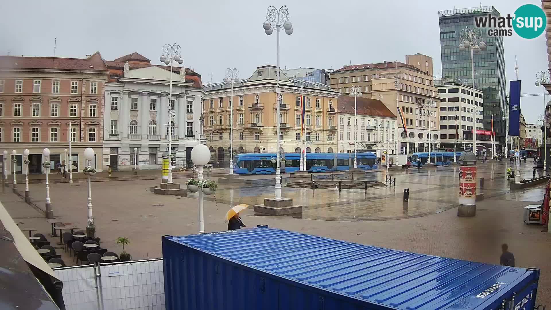 Zagreb Live Webcam Platz Bana Jelačić