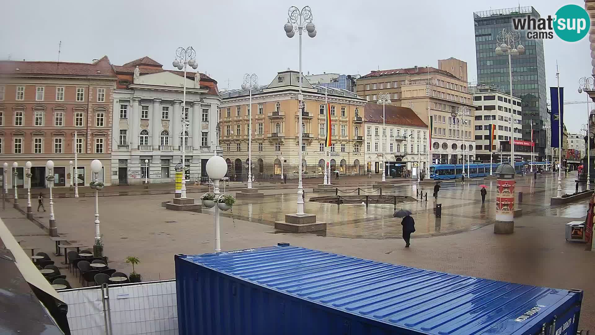 Zagreb camera en vivo plaza Bana Jelačić