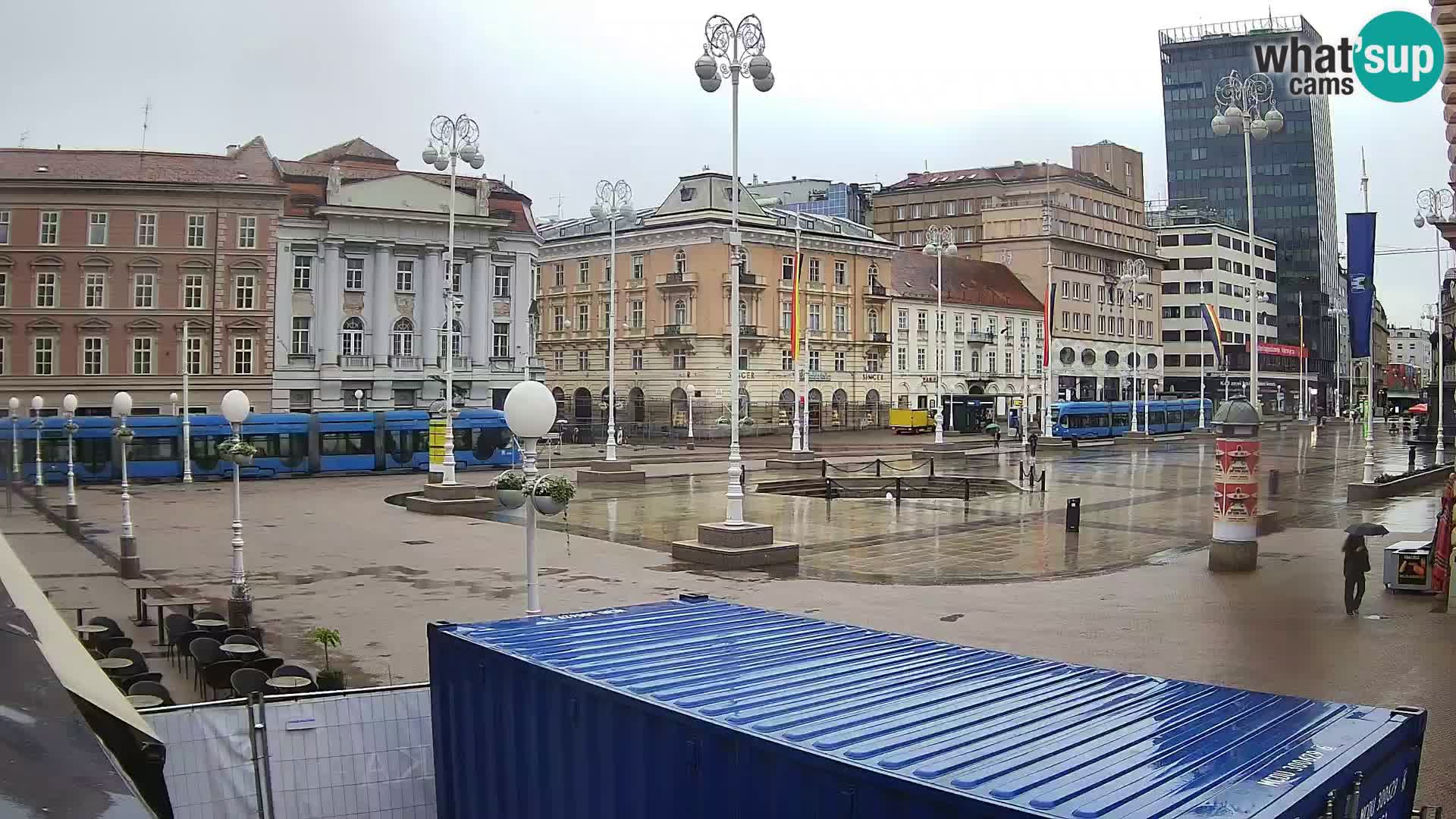 Zagreb camera en vivo plaza Bana Jelačić