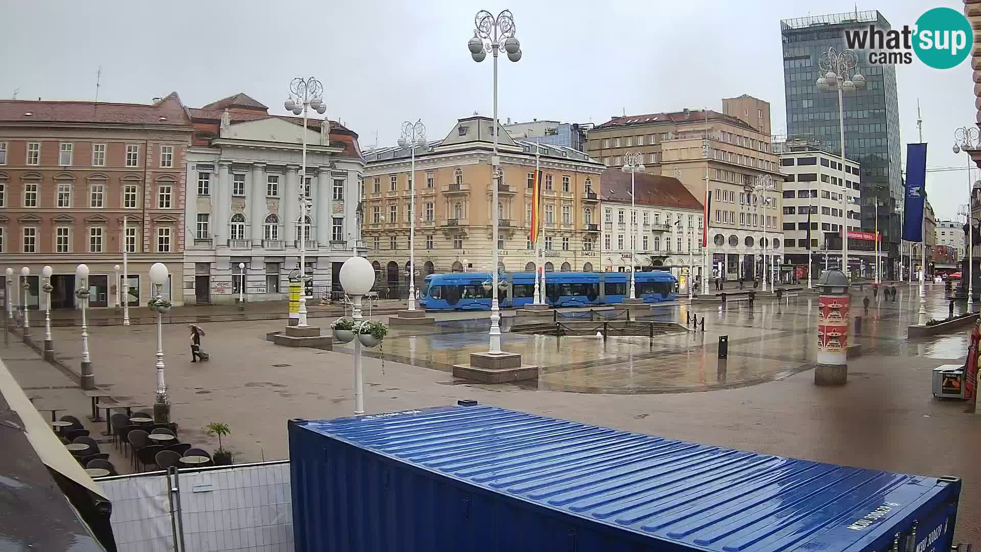 Zagreb camera en vivo plaza Bana Jelačić