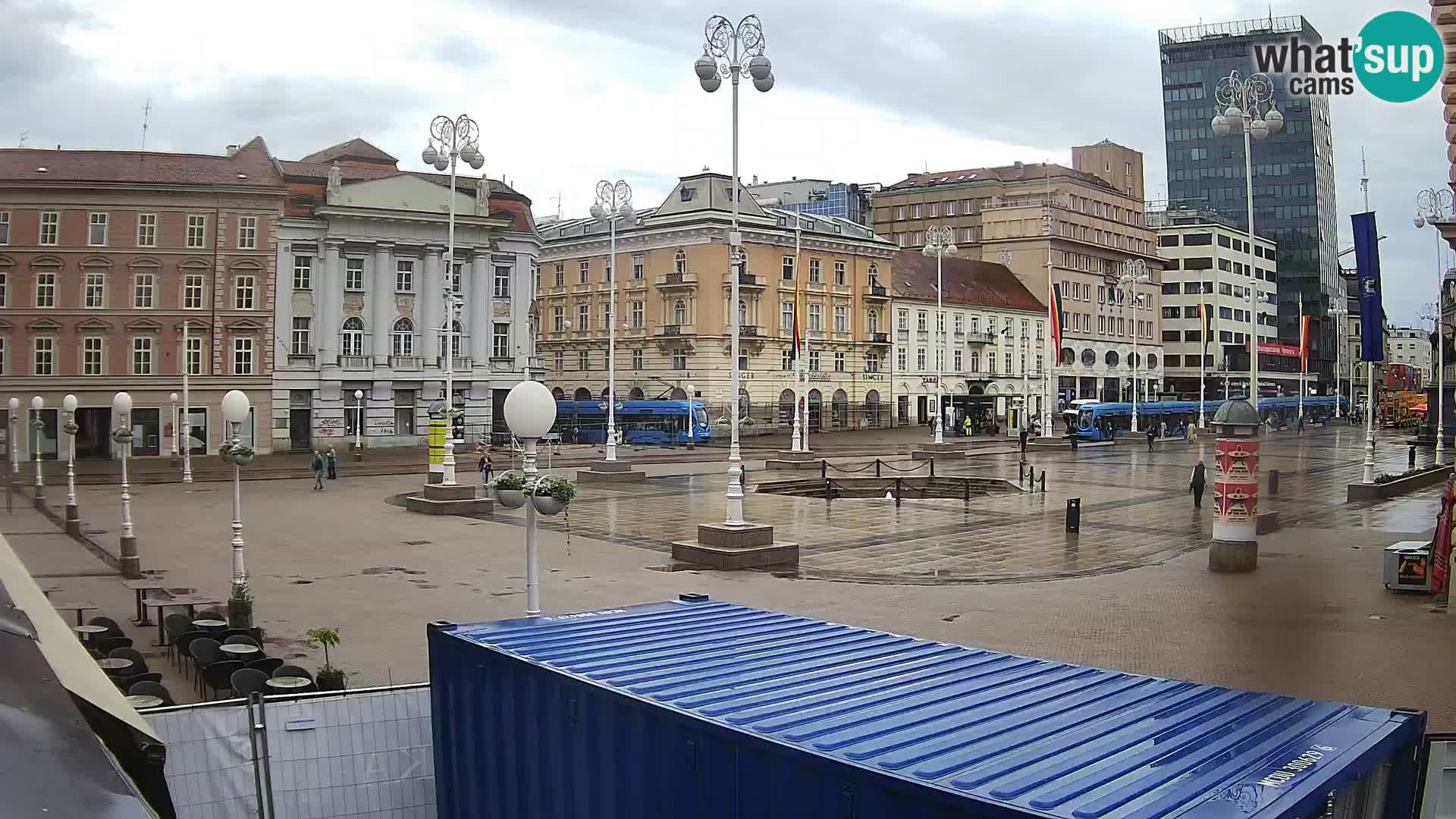 Zagreb camera en vivo plaza Bana Jelačić