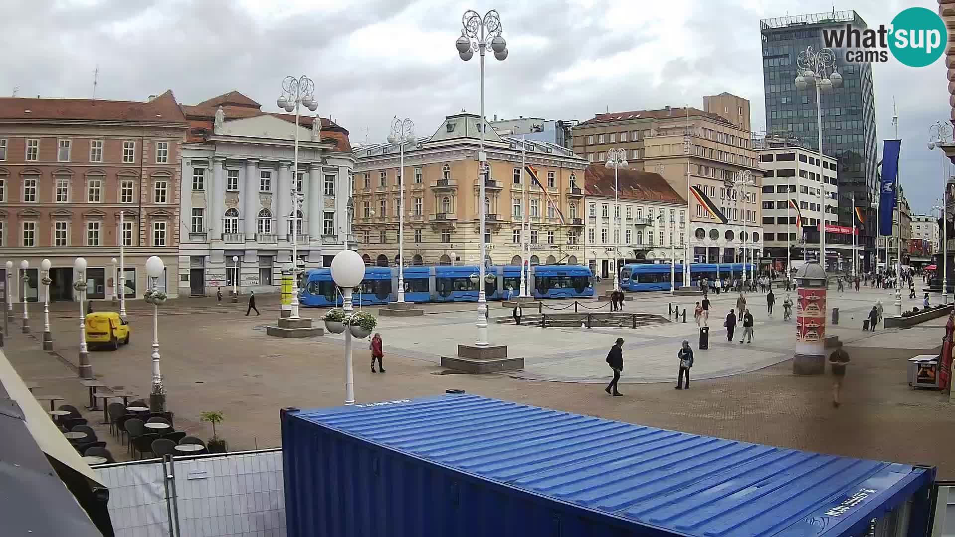 Zagreb camera en vivo plaza Bana Jelačić