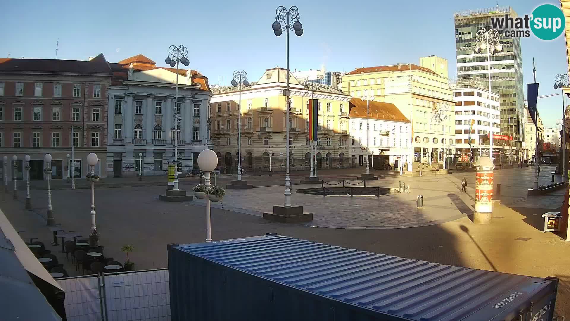 Zagreb camera en vivo plaza Bana Jelačić
