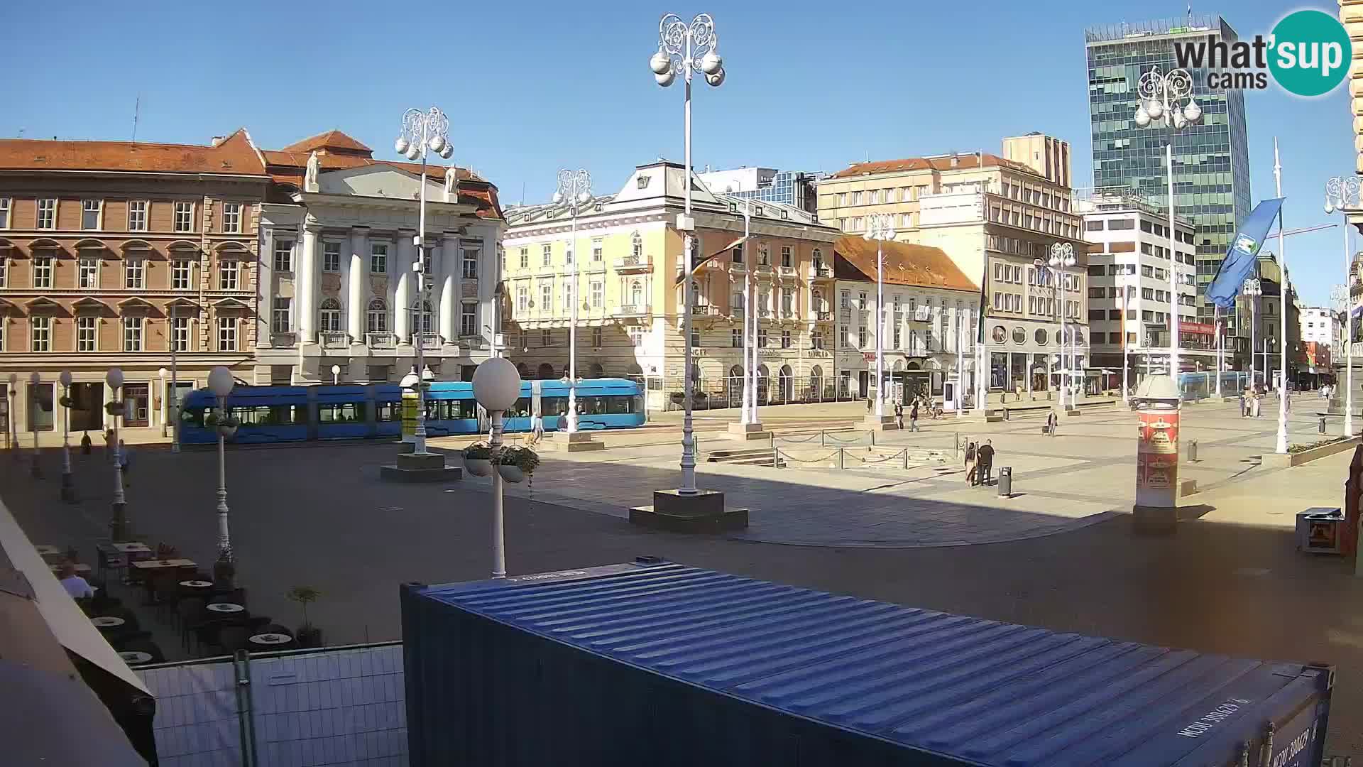 Zagreb camera en vivo plaza Bana Jelačić