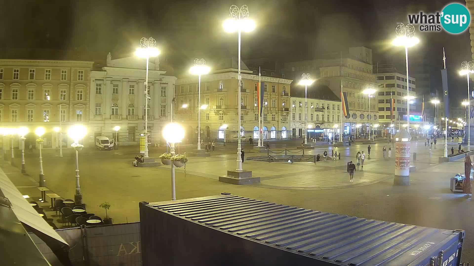 Zagreb camera en vivo plaza Bana Jelačić
