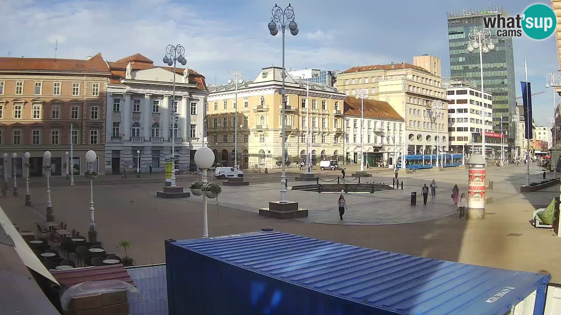 Zagreb camera en vivo plaza Bana Jelačić