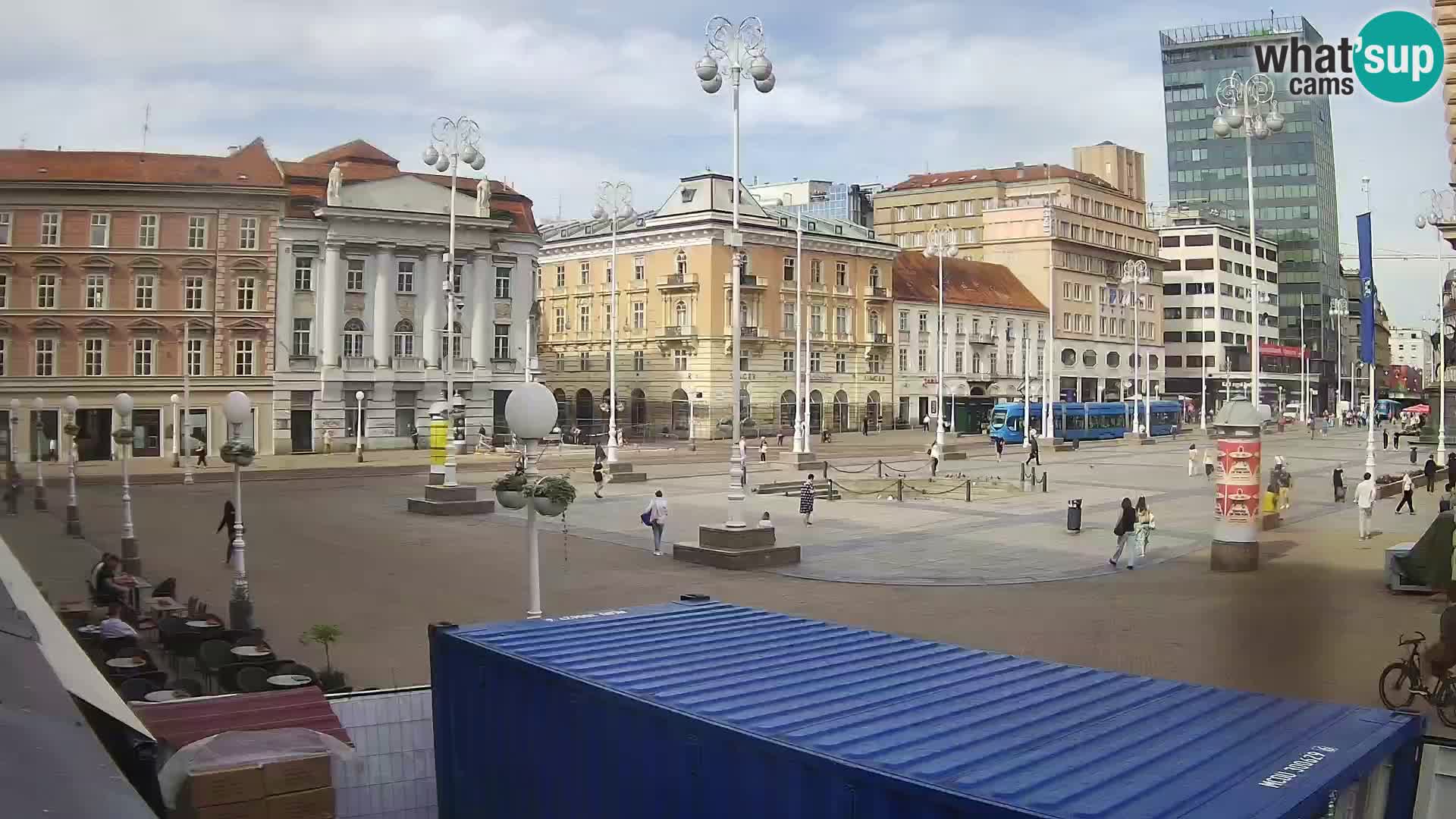 Zagreb camera en vivo plaza Bana Jelačić