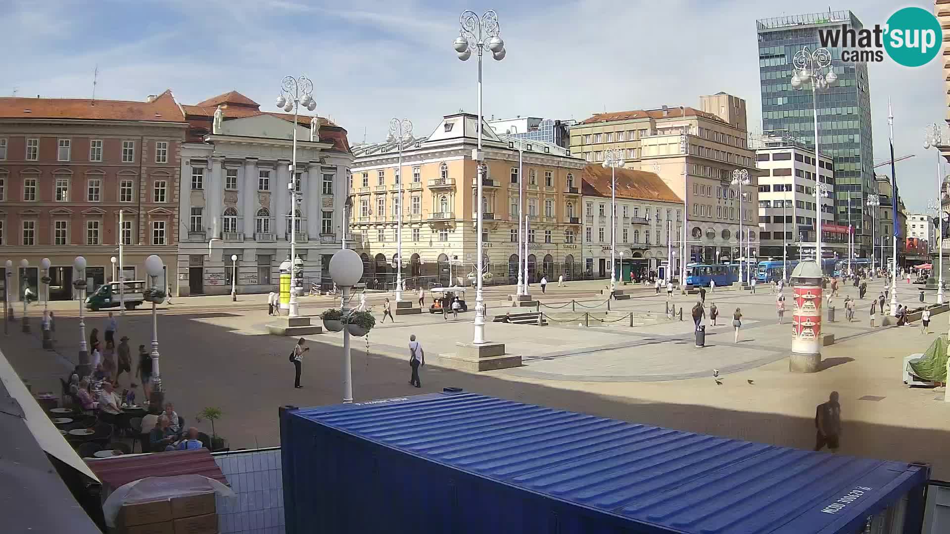 Zagreb camera en vivo plaza Bana Jelačić