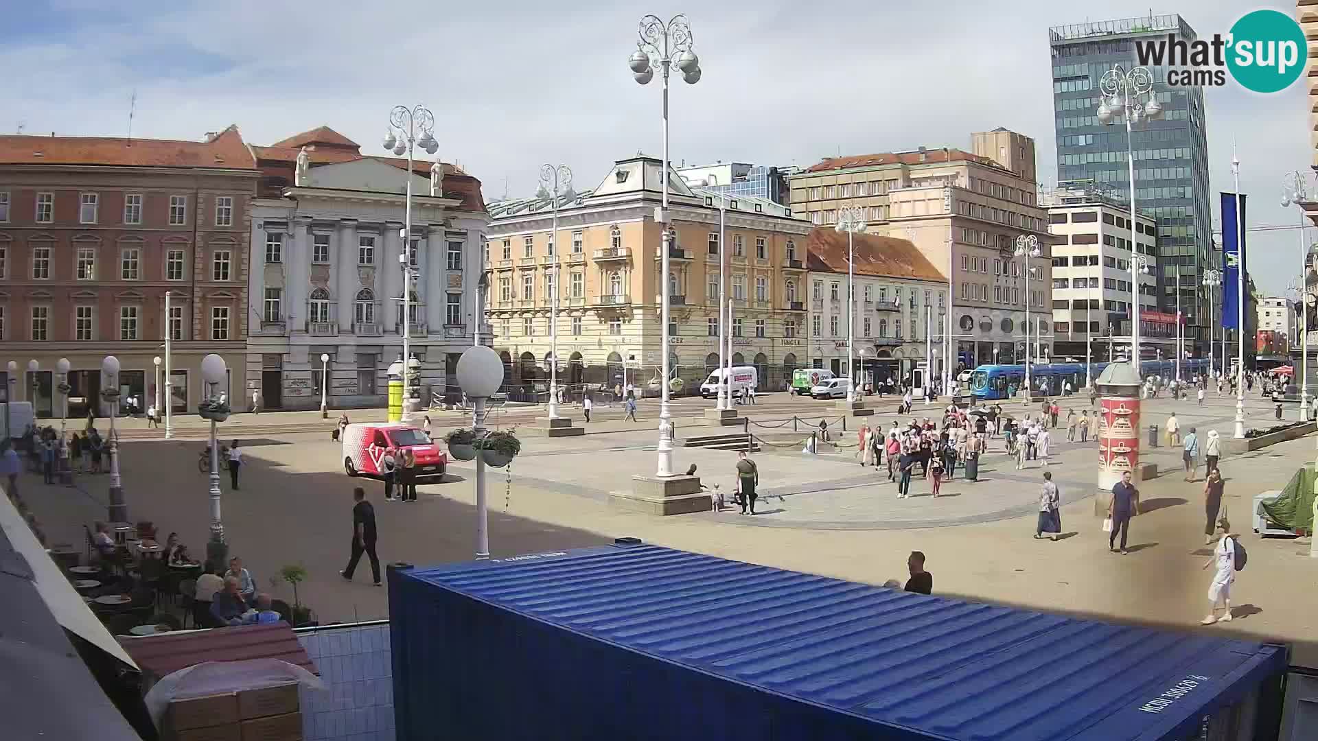 Zagabria Live Webcam piazza Bana Jelačić