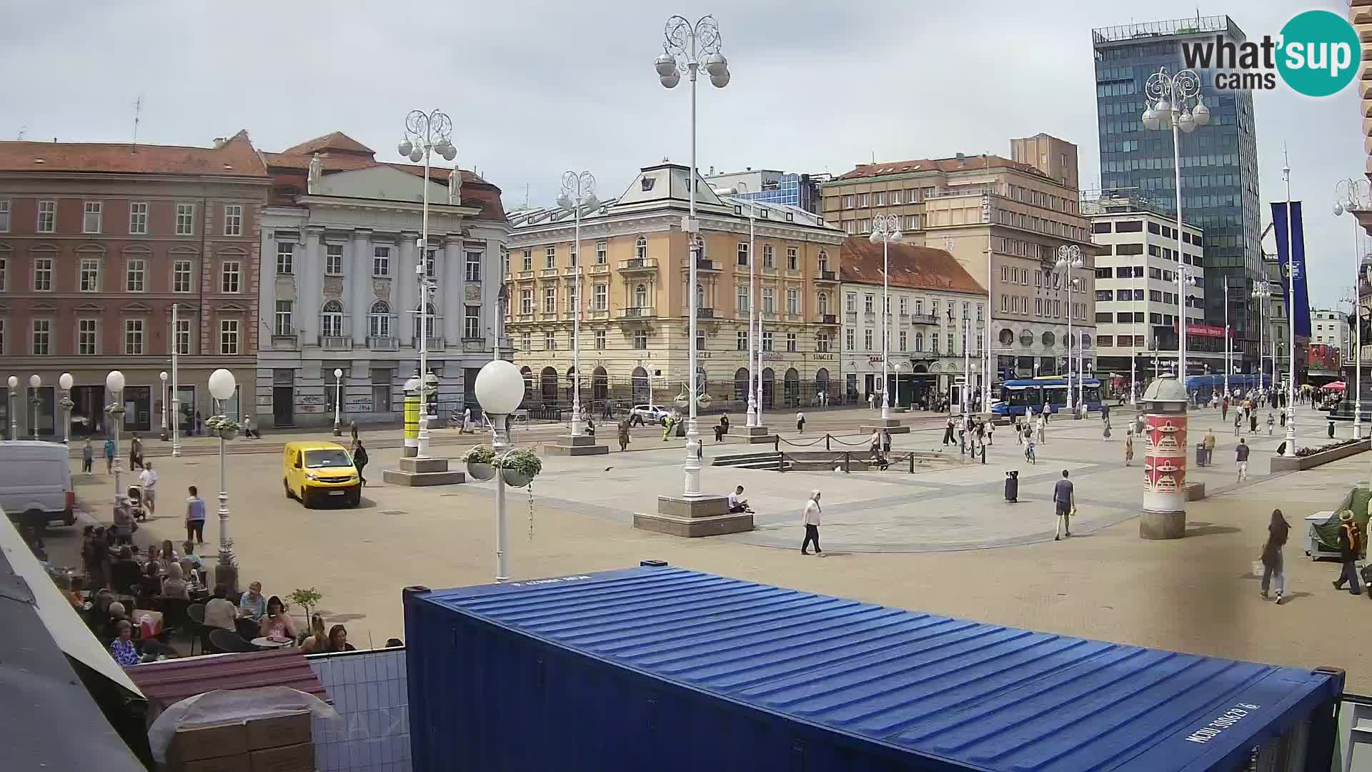Zagreb camera en vivo plaza Bana Jelačić