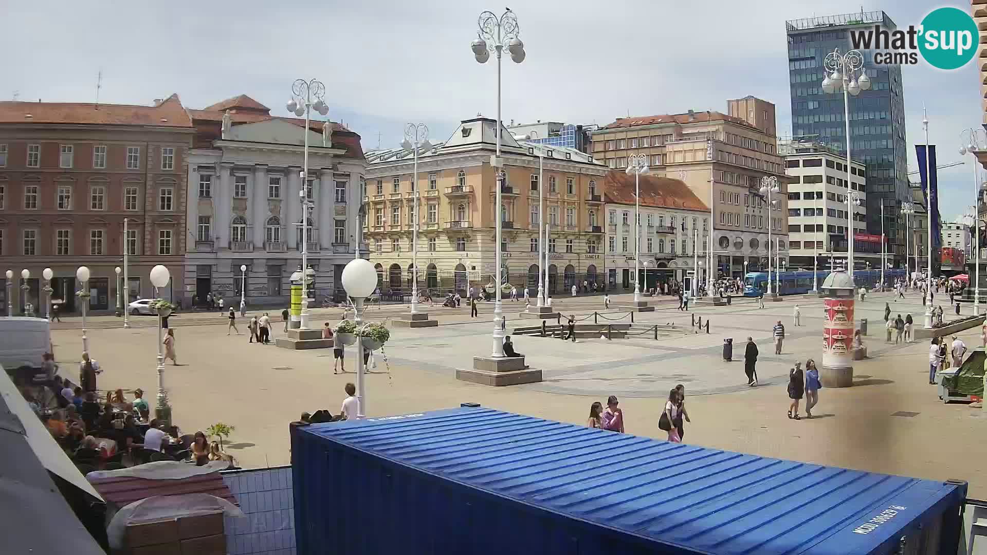 Zagabria Live Webcam piazza Bana Jelačić