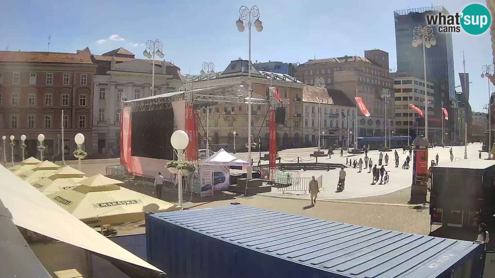 Zagreb Livecam – Bana Jelačić square