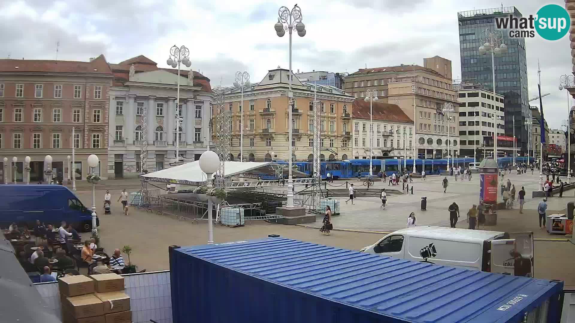 Zagreb camera en vivo plaza Bana Jelačić