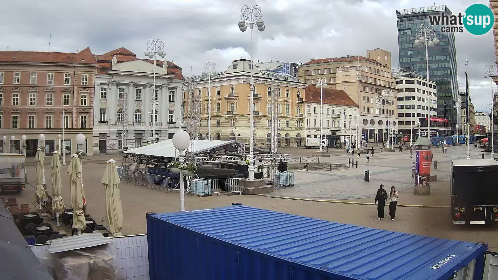 Zagabria Live Webcam piazza Bana Jelačić