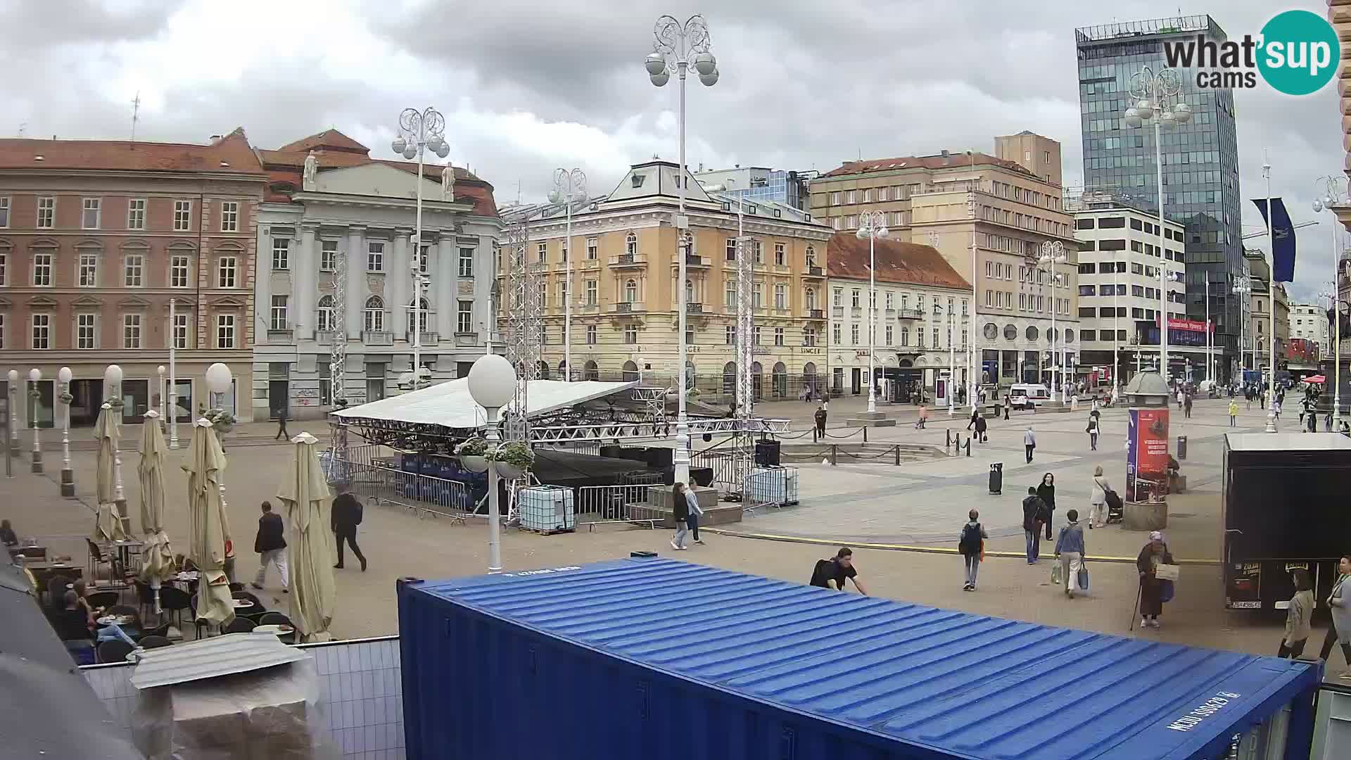 Zagabria Live Webcam piazza Bana Jelačić