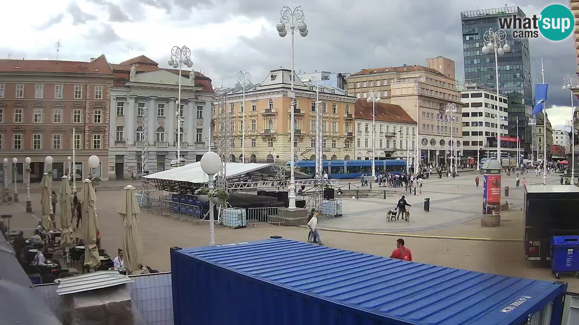 Zagabria Live Webcam piazza Bana Jelačić