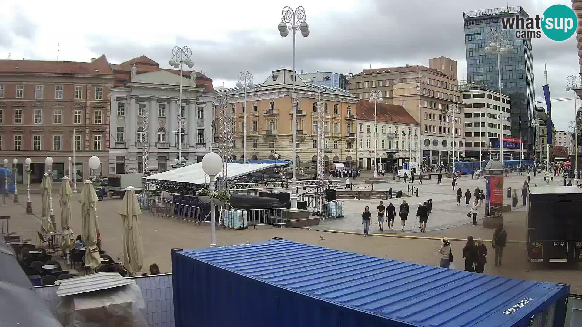 Zagabria Live Webcam piazza Bana Jelačić