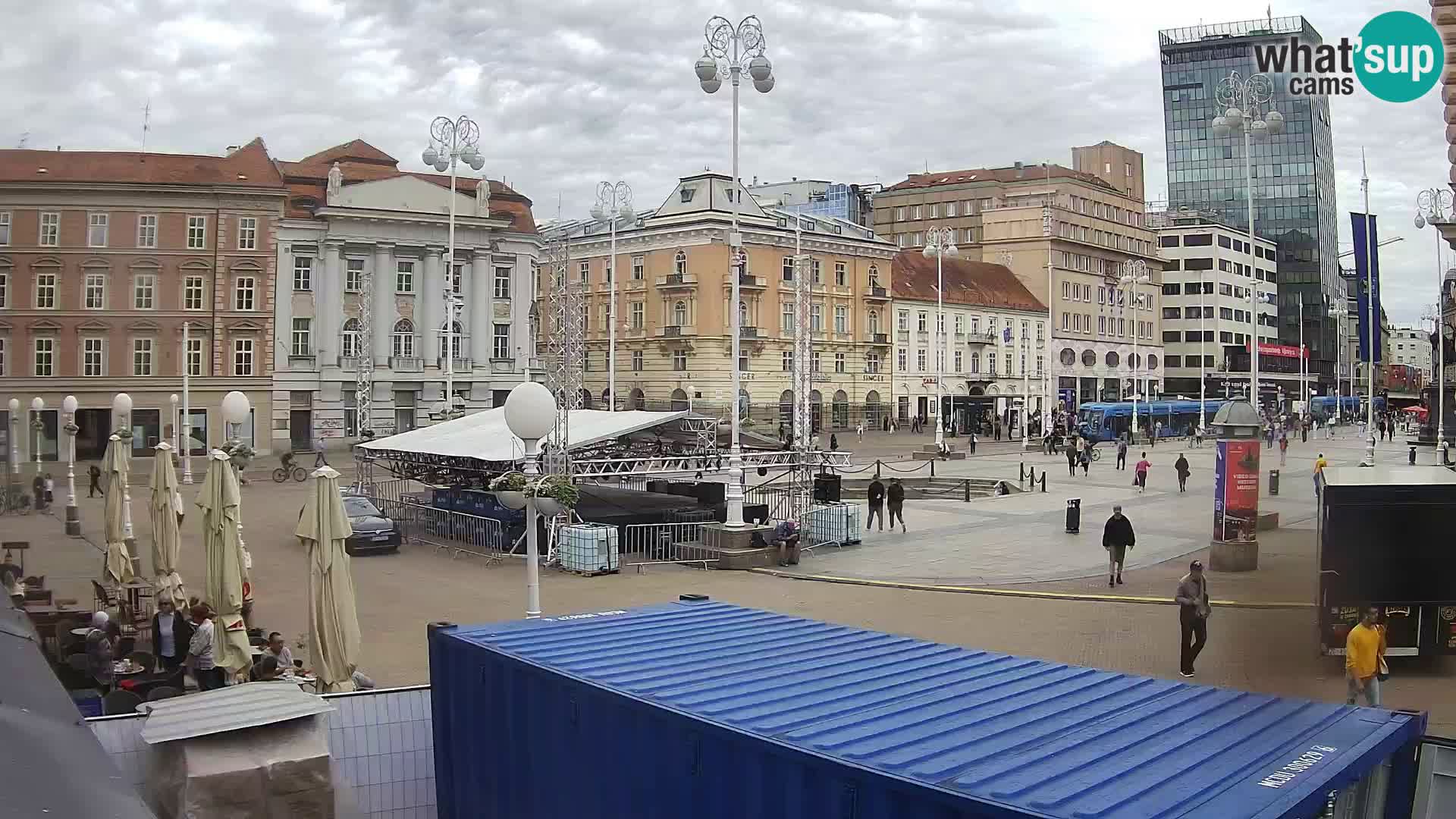 Zagabria Live Webcam piazza Bana Jelačić