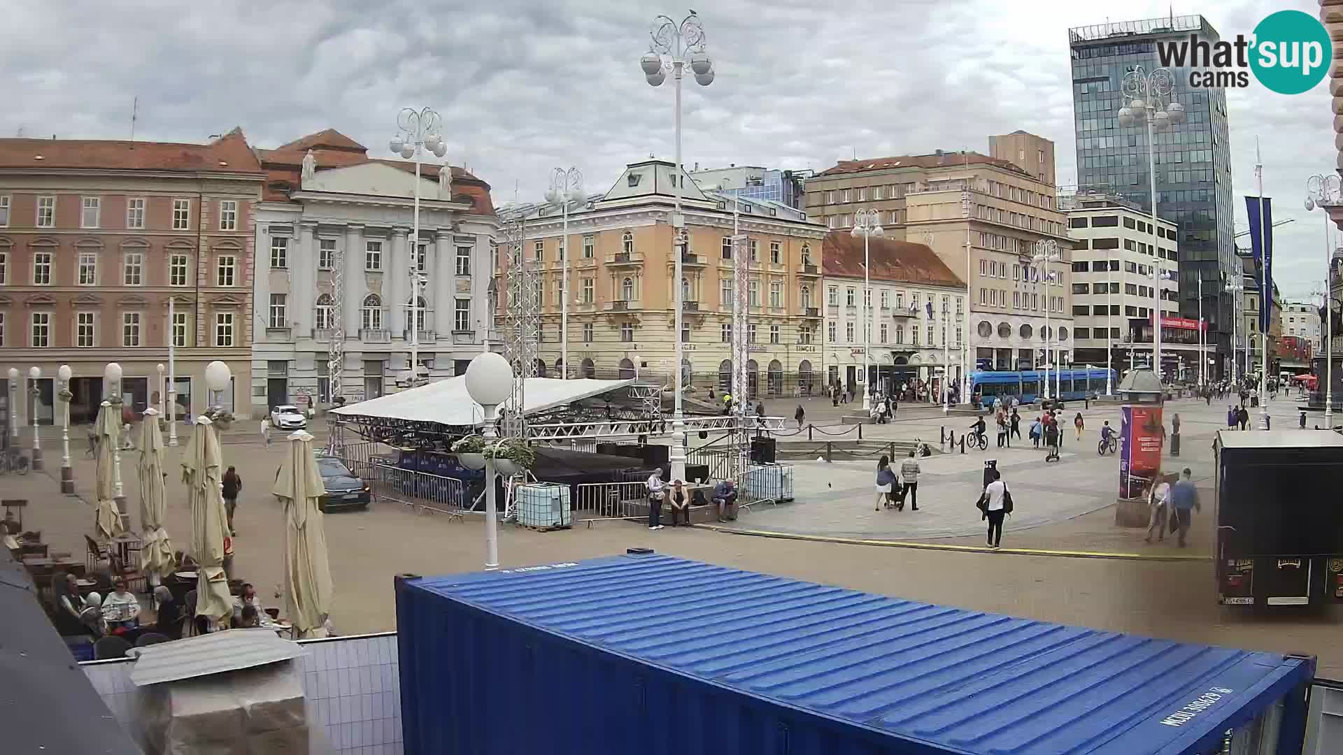 Zagabria Live Webcam piazza Bana Jelačić
