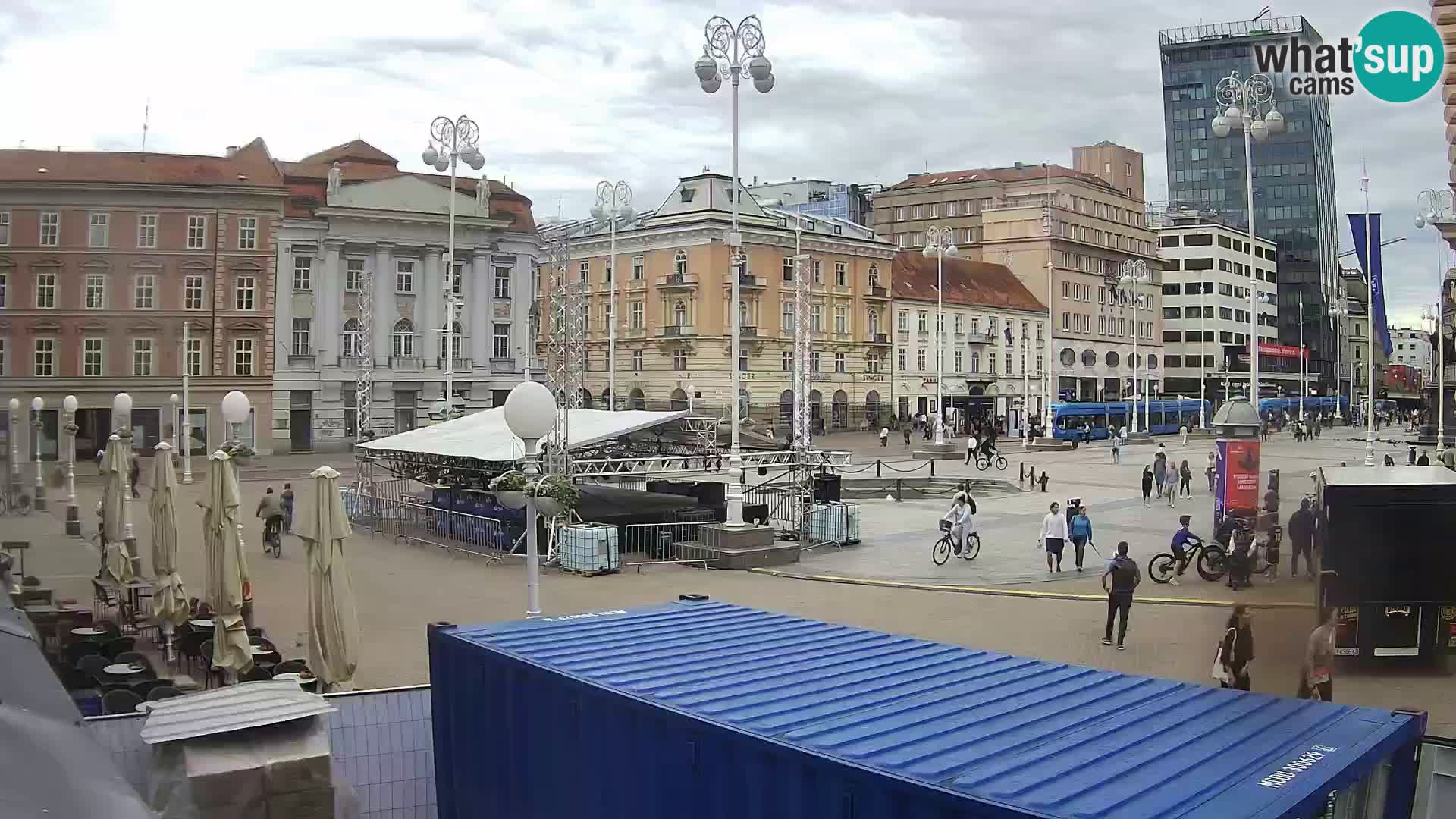 Zagabria Live Webcam piazza Bana Jelačić