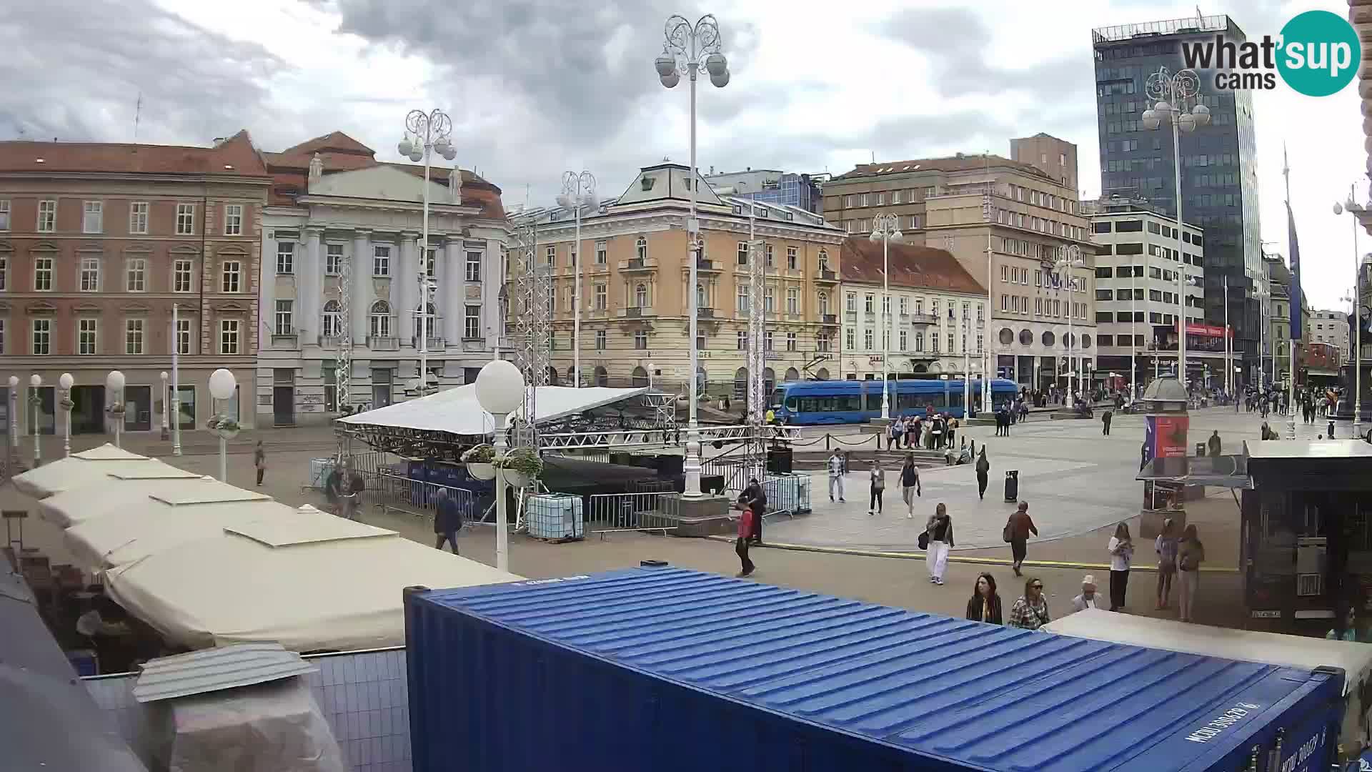 Zagreb camera en vivo plaza Bana Jelačić