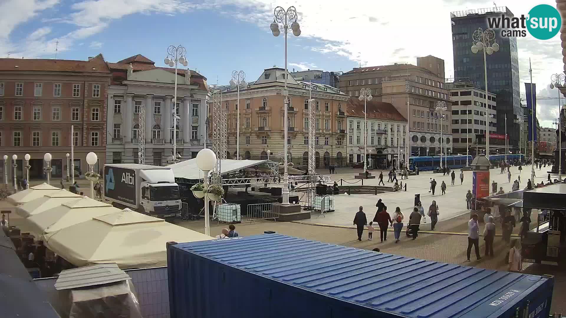 Zagabria Live Webcam piazza Bana Jelačić