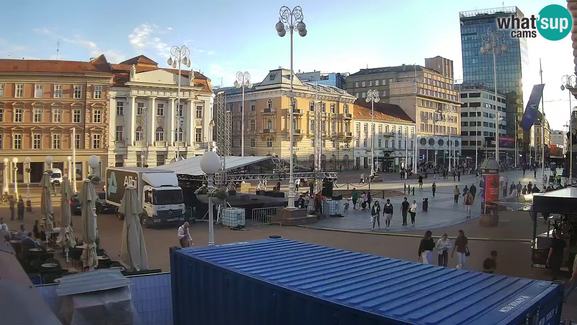 Zagabria Live Webcam piazza Bana Jelačić