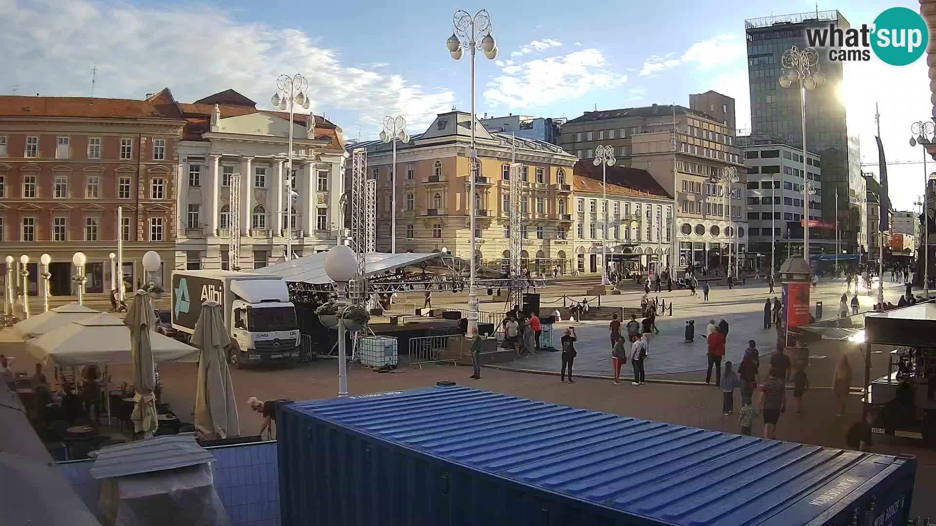 Zagabria Live Webcam piazza Bana Jelačić