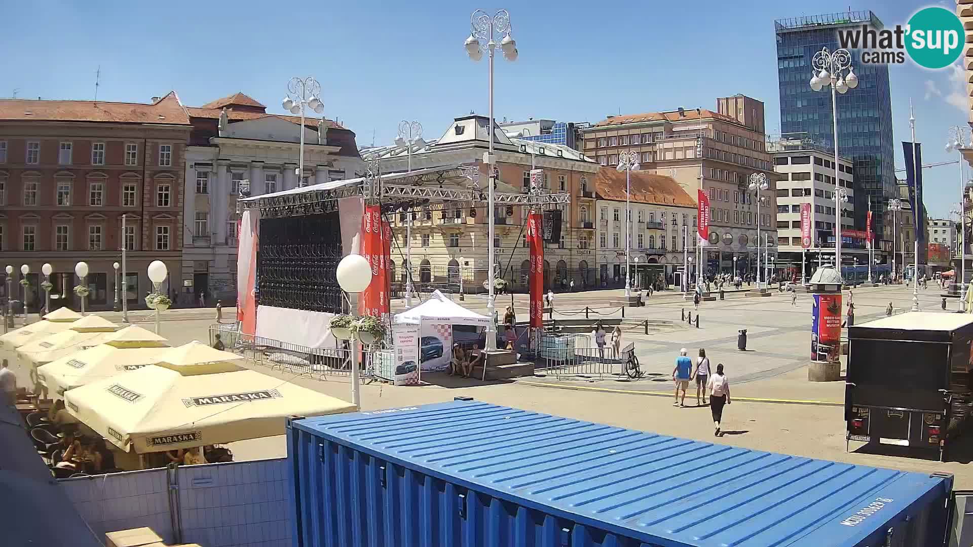 Zagreb Livecam – Bana Jelačić square