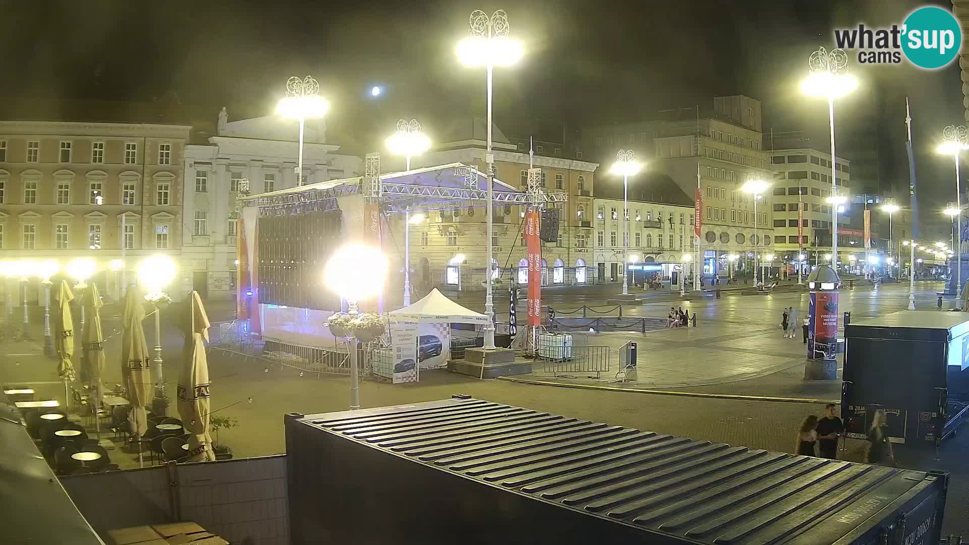 Zagreb Live Webcam – Bana Jelačić square