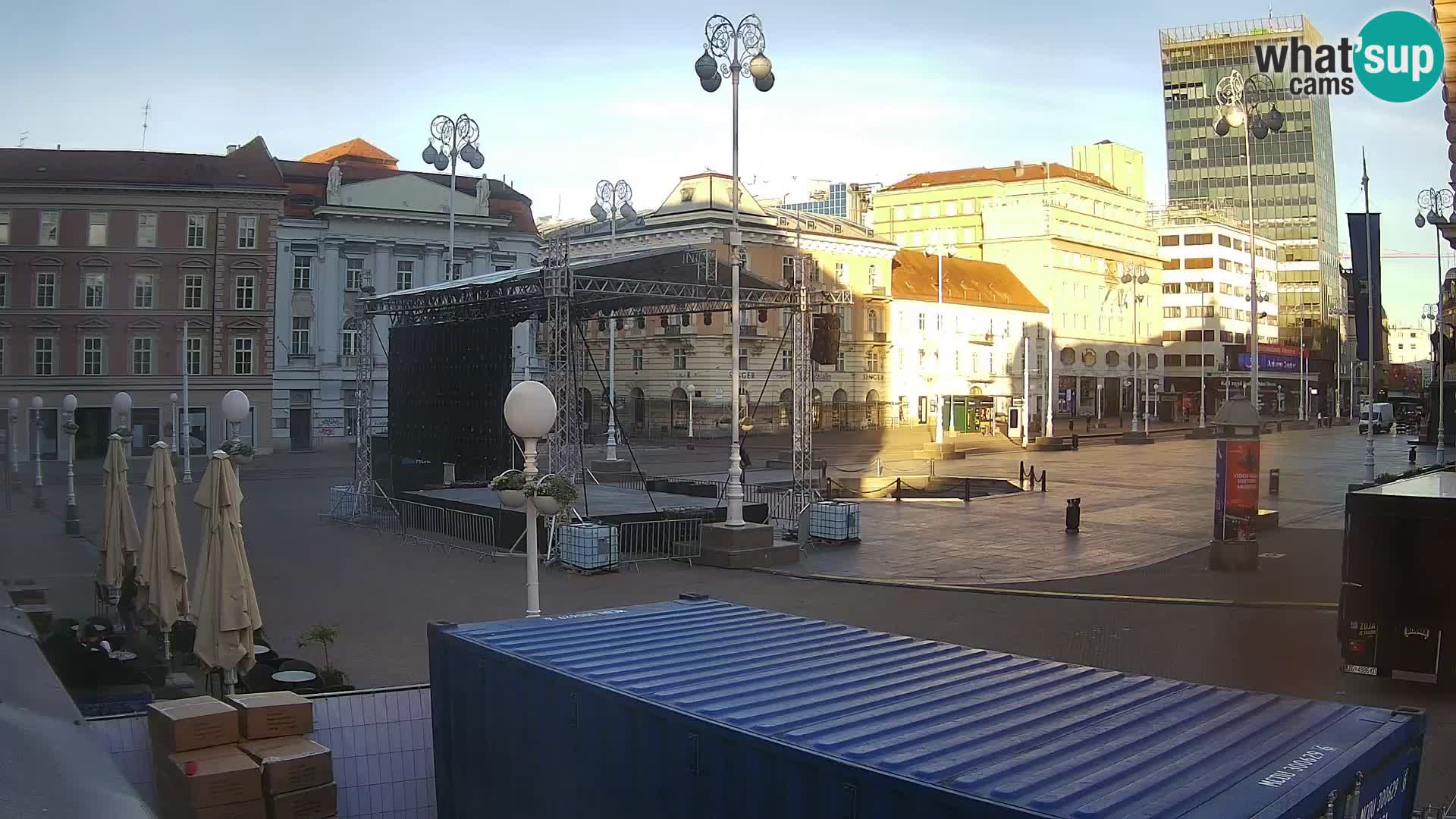 Zagabria Live Webcam piazza Bana Jelačić