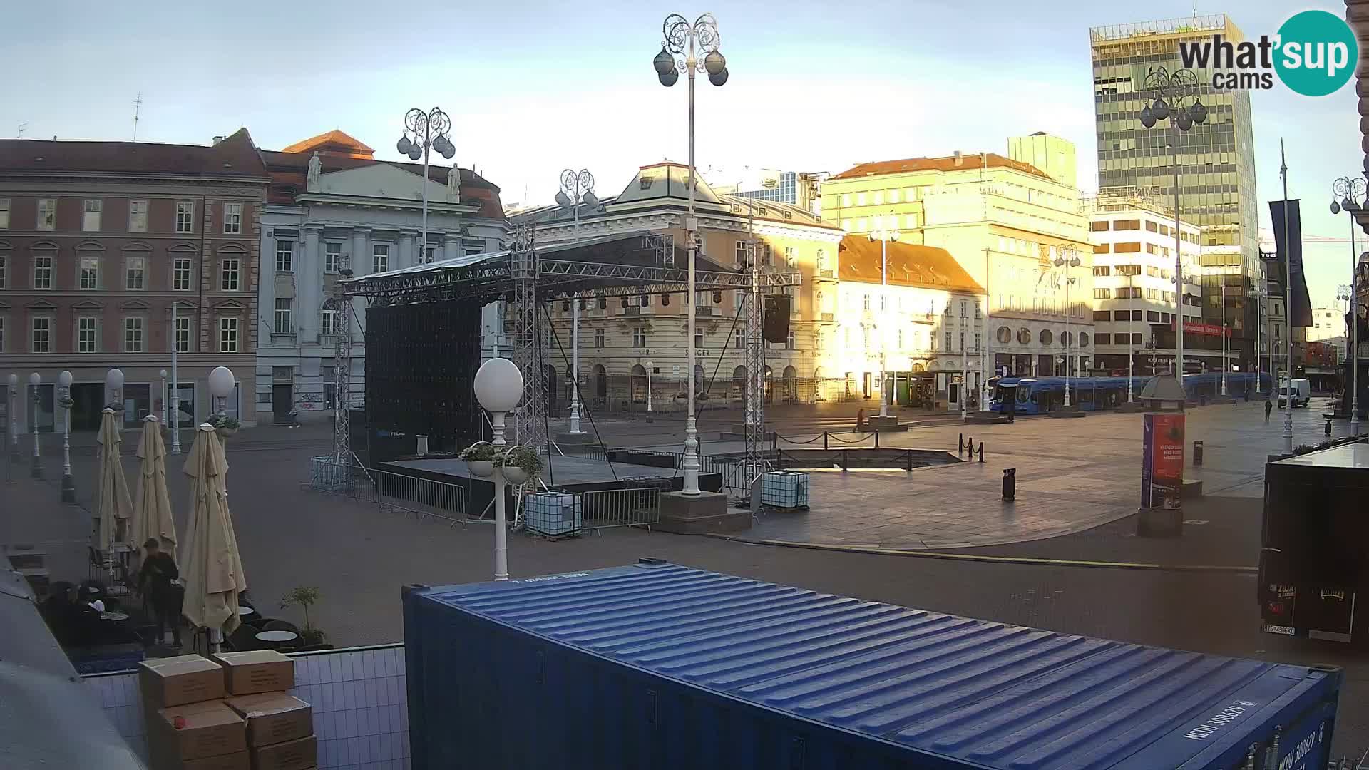Zagabria Live Webcam piazza Bana Jelačić