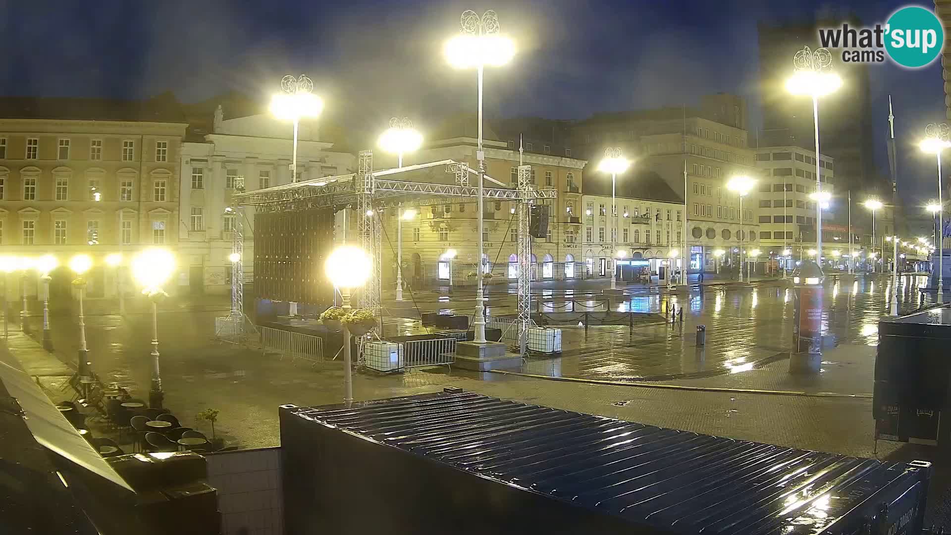 Zagreb Live Webcam Platz Bana Jelačić