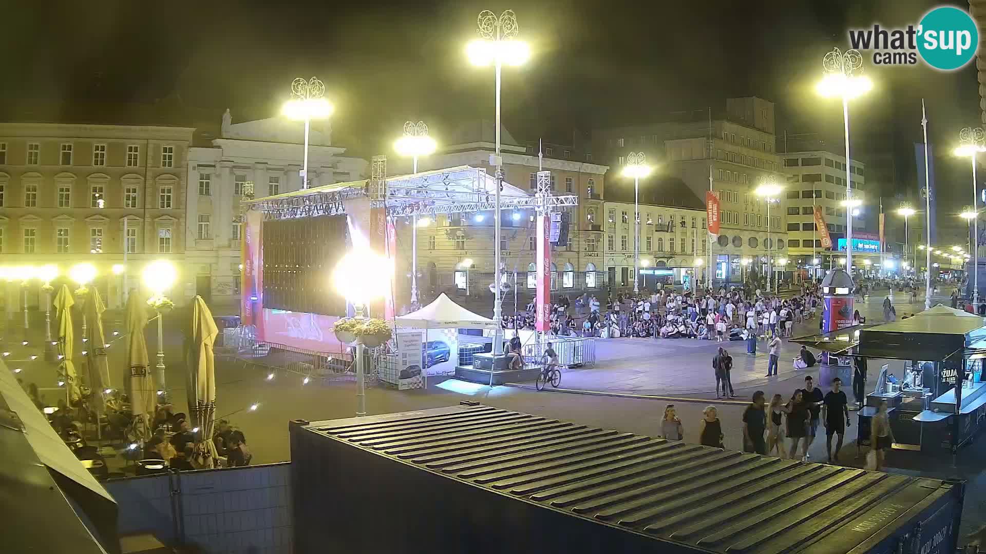 Zagreb camera en vivo plaza Bana Jelačić