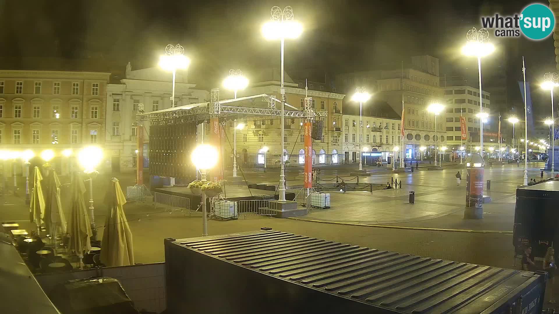 Zagreb Live Webcam Platz Bana Jelačić