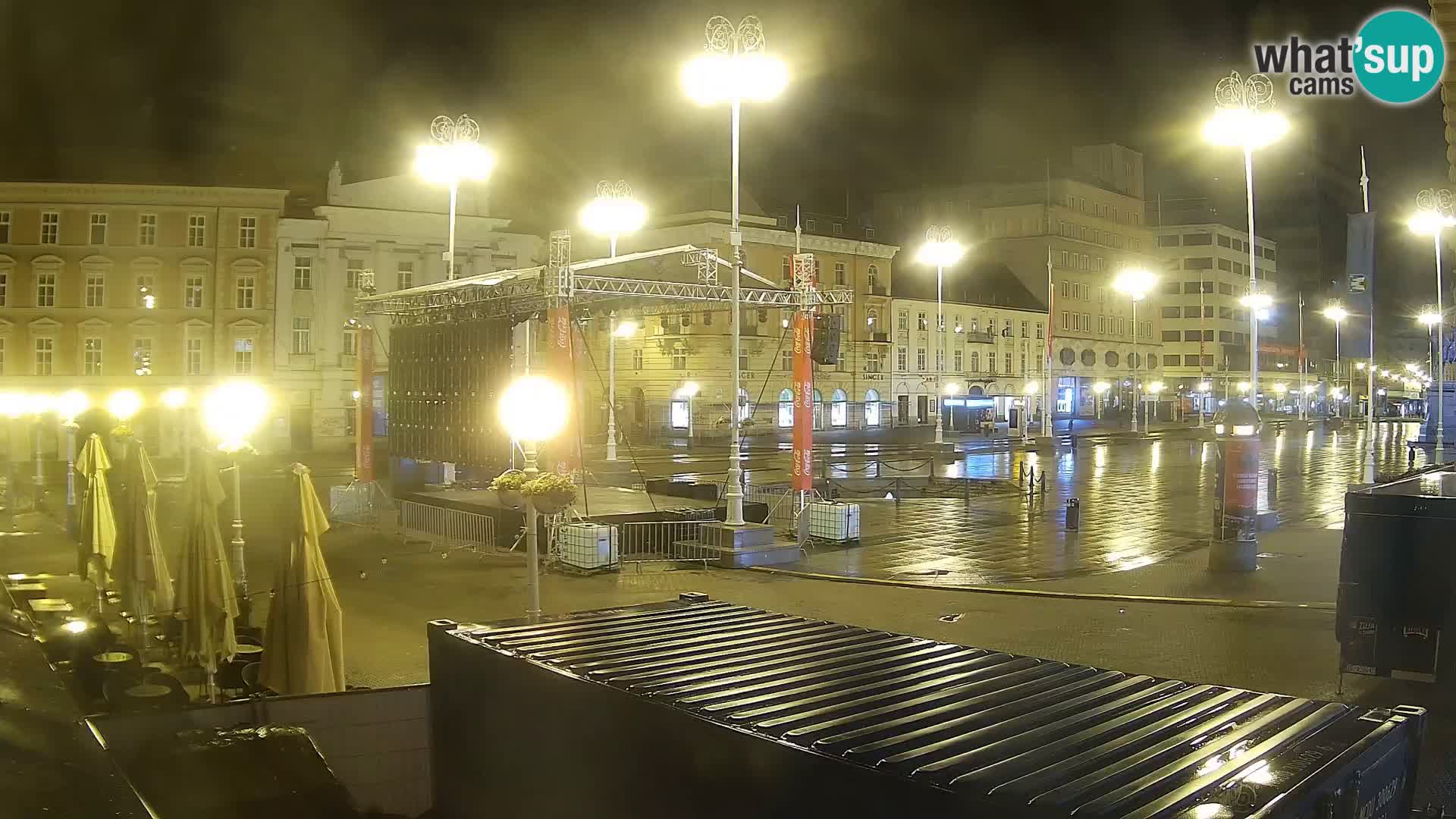 Zagreb Live Webcam – Bana Jelačić square