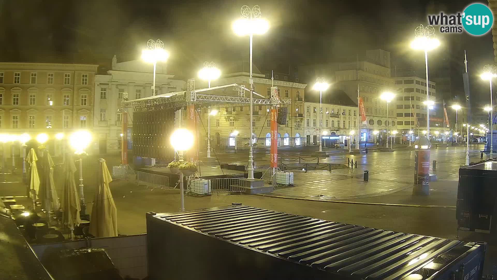 Zagabria Live Webcam piazza Bana Jelačić