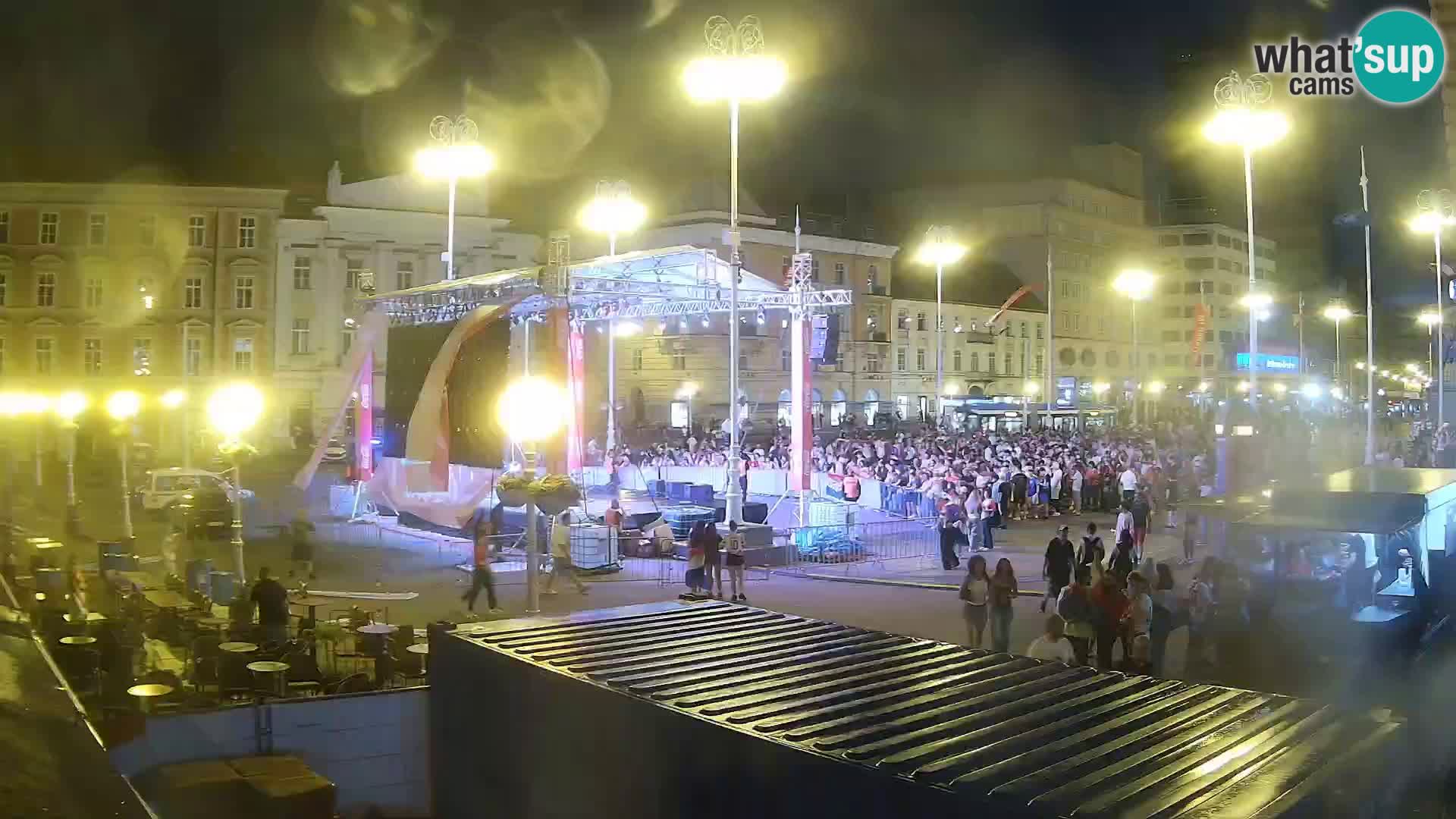 Zagreb web kamera trg Bana Jelačića