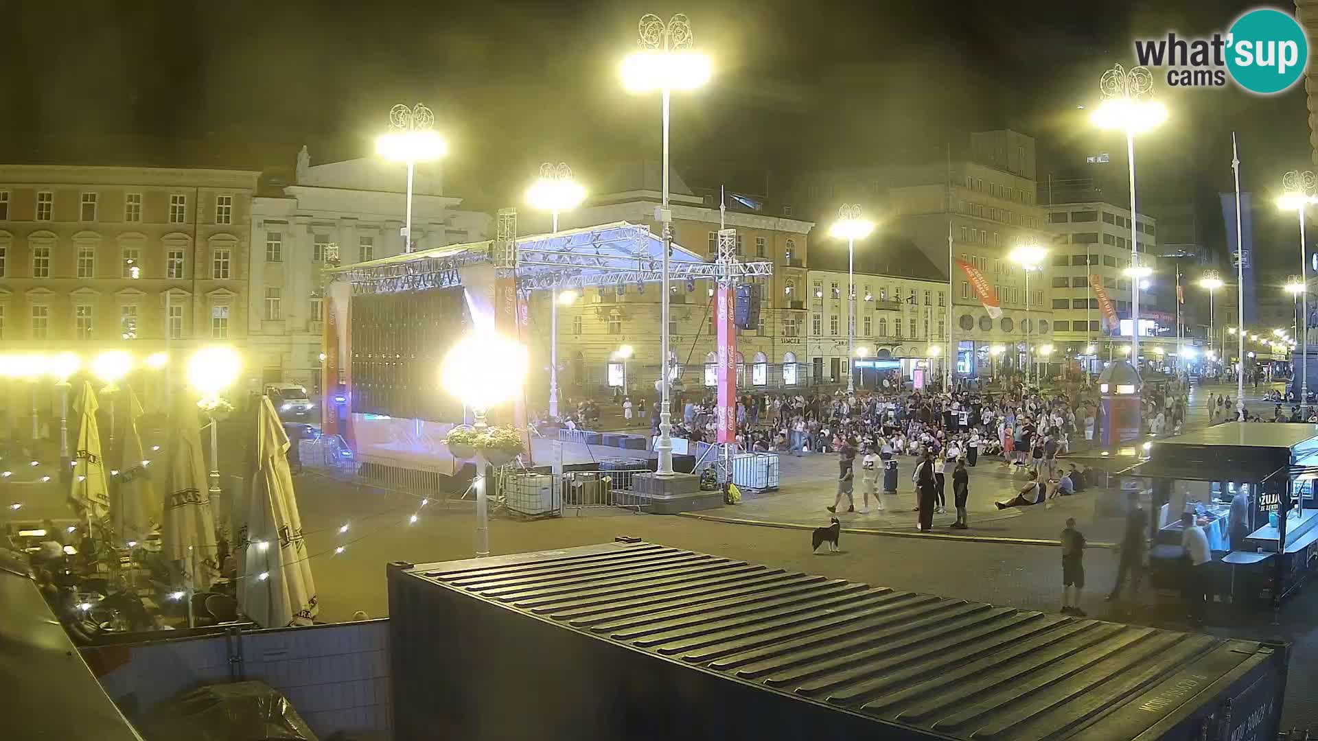 Zagreb Live Webcam – Bana Jelačić square