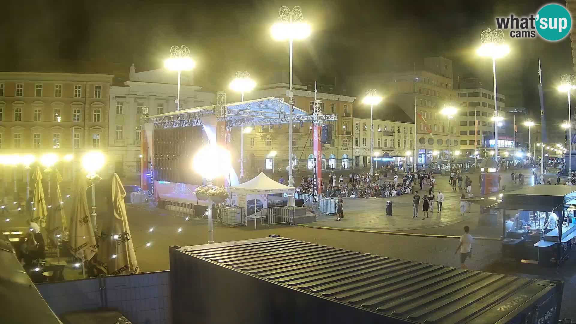 Zagreb Live Webcam – Bana Jelačić square