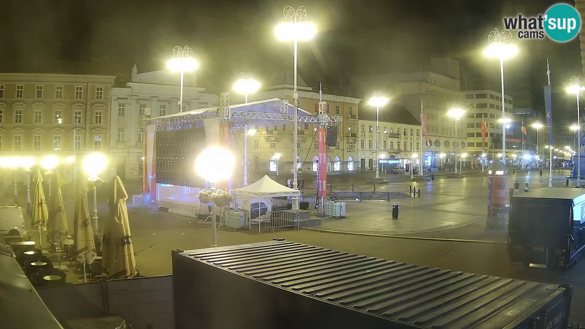 Zagreb Live Webcam – Bana Jelačić square