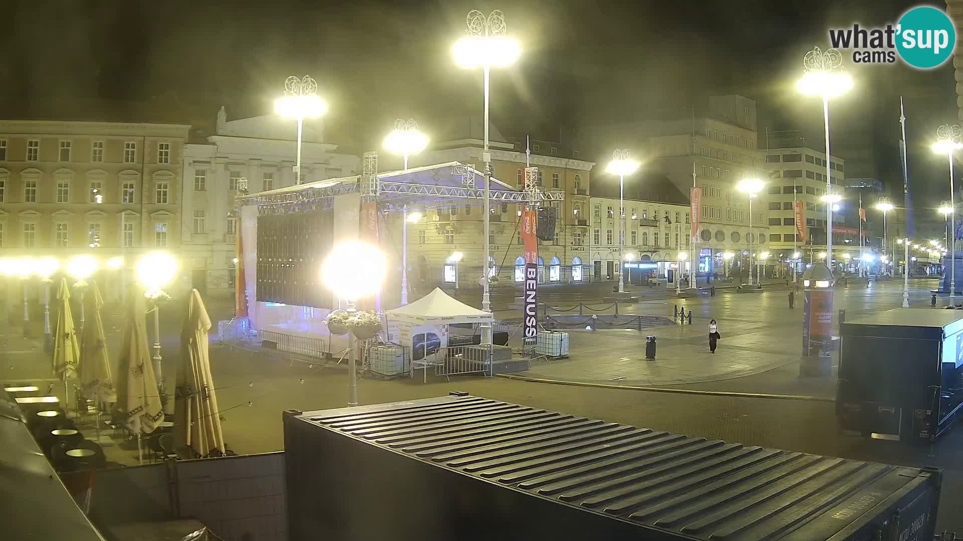 Zagreb camera en vivo plaza Bana Jelačić