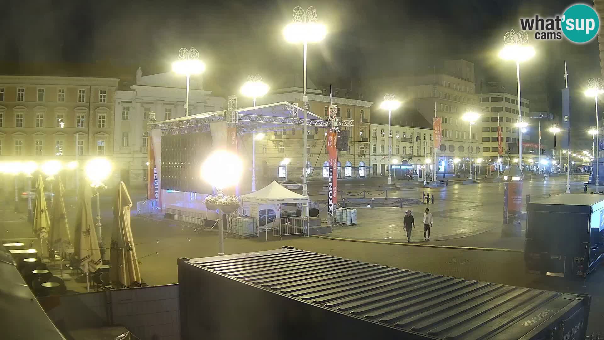Zagreb camera en vivo plaza Bana Jelačić