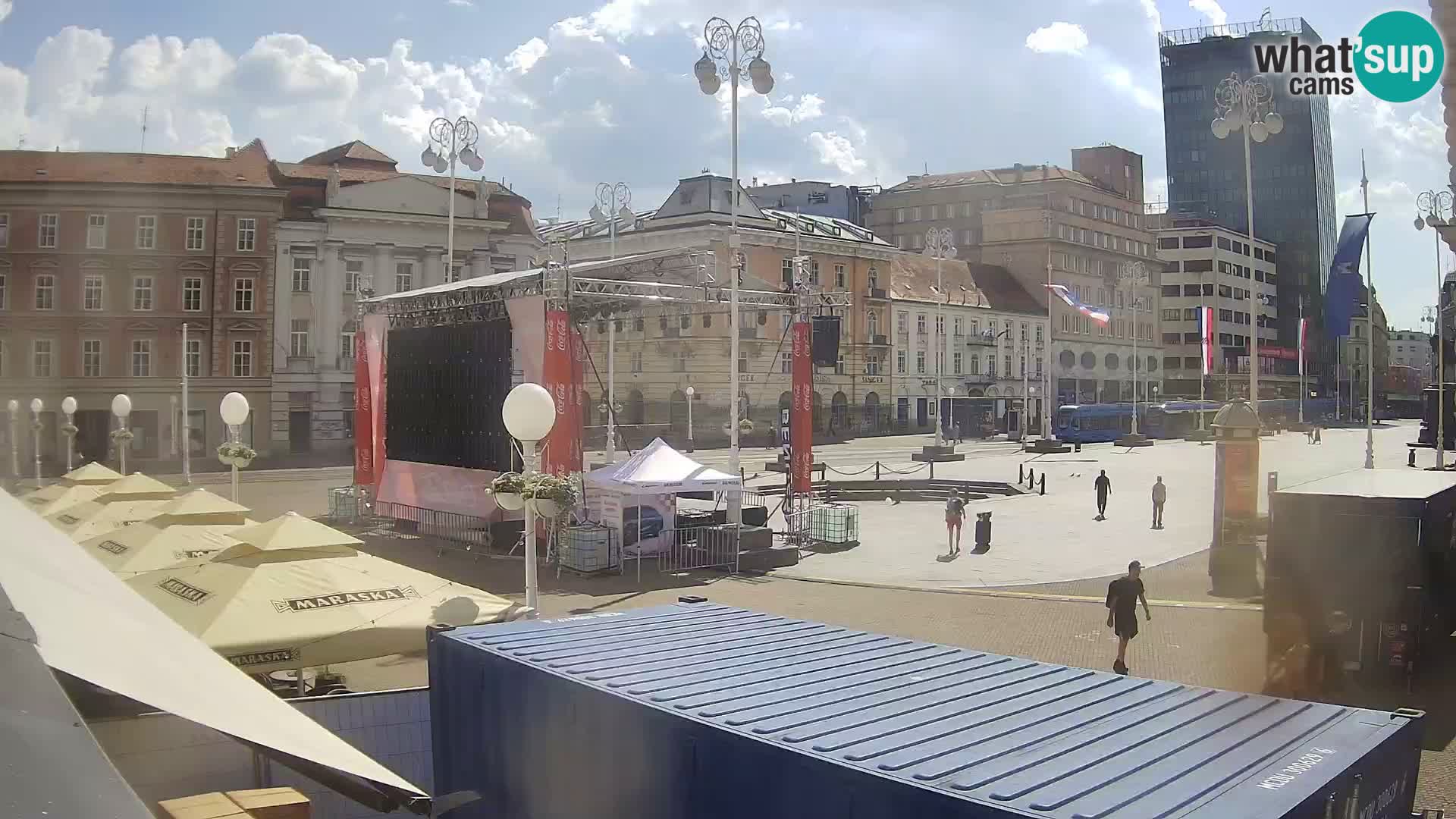 Zagreb Live Webcam – Bana Jelačić square
