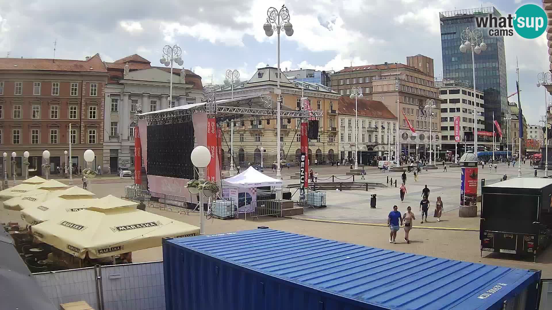 Zagreb Livecam – Bana Jelačić square