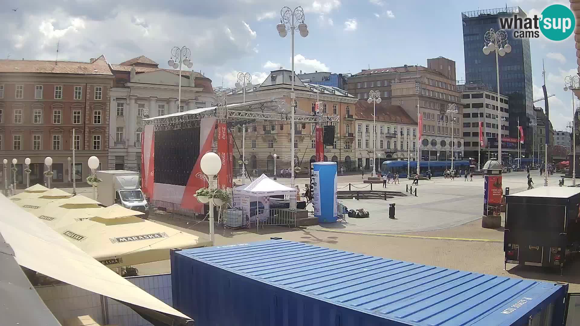 Zagreb Livecam – Bana Jelačić square